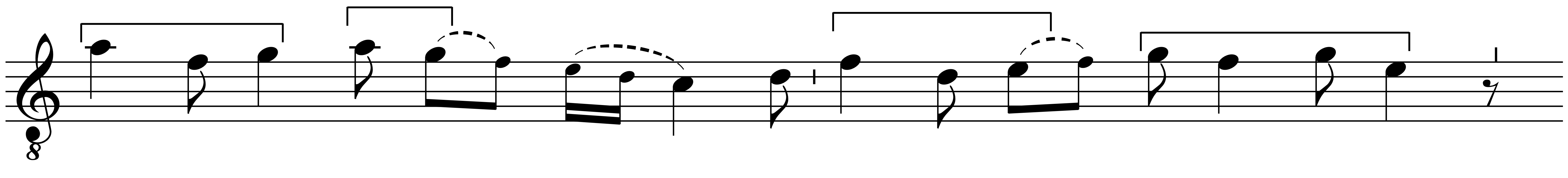 Work musical notation